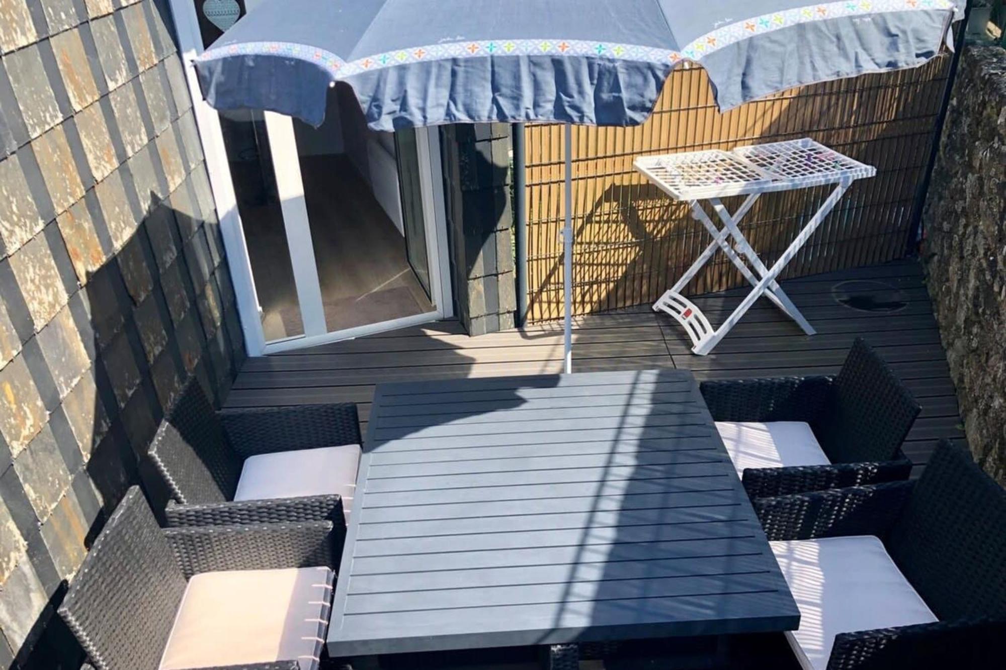 Jolie maisonnette cosy Bord de mer Terrasse Guidel Eksteriør bilde